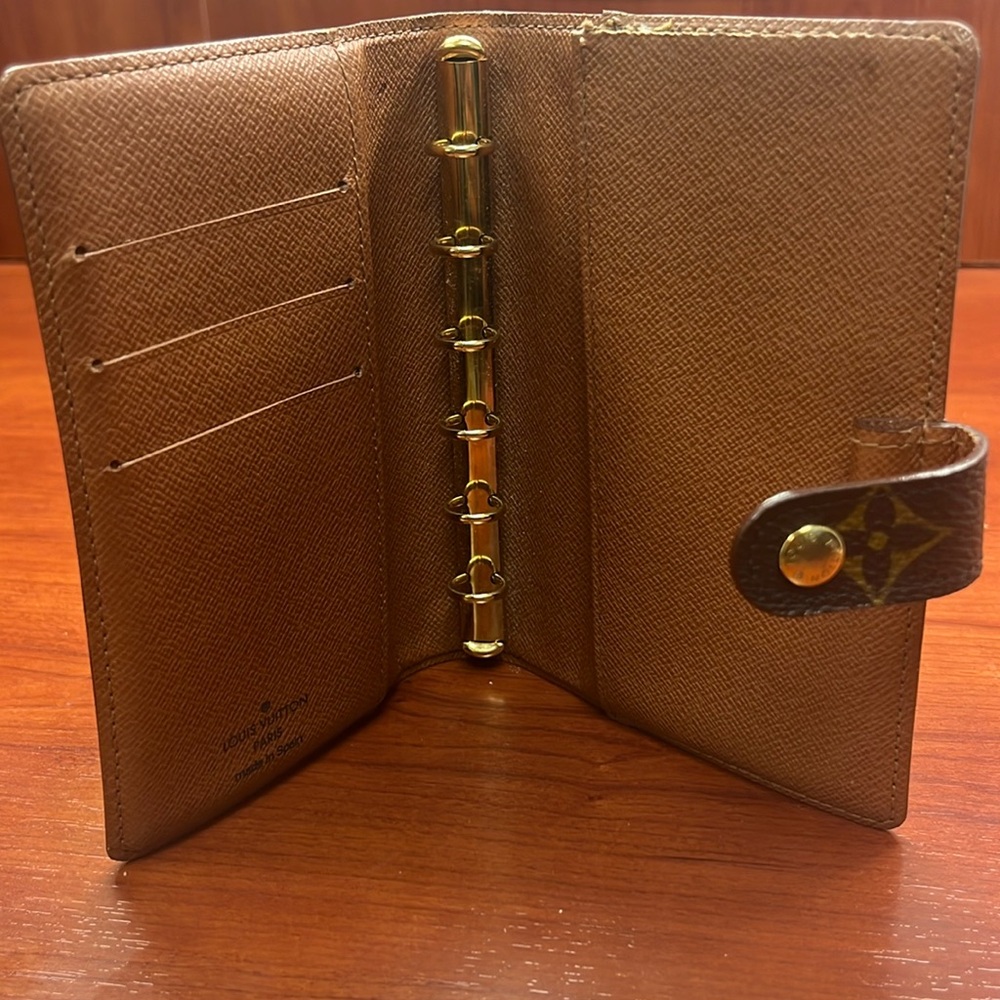 Louis Vuitton Agenda PM Day Planner Cover Monogram Brown Excellent Condi…